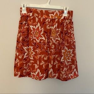 NWT LOFT Floral print skirt
